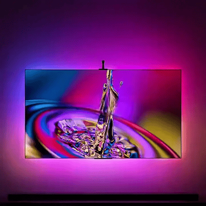 Meeslepende tv-achtergrondverlichting