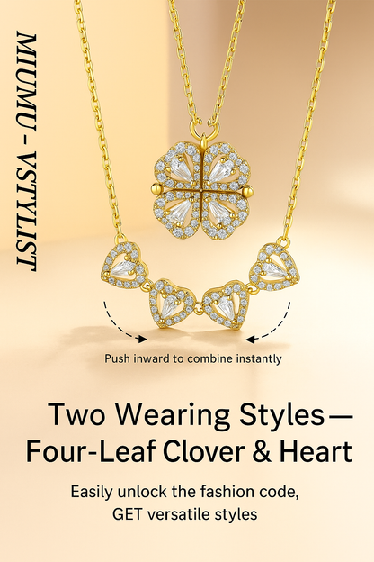 Klaverblad &amp; Harten Transformerende Ketting