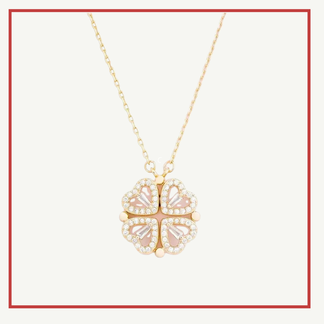 Klaverblad &amp; Harten Transformerende Ketting