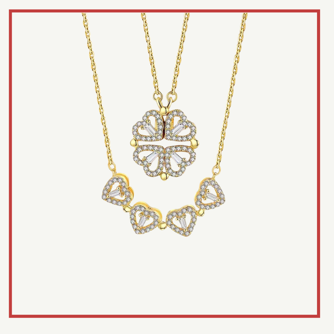 Klaverblad &amp; Harten Transformerende Ketting