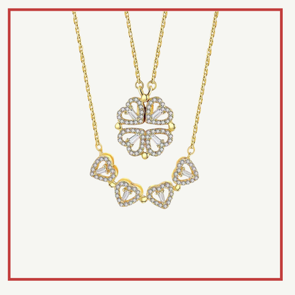Klaverblad &amp; Harten Transformerende Ketting