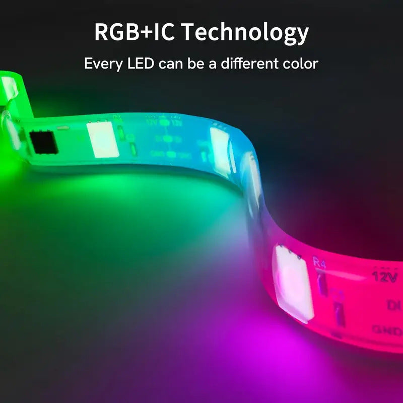 Meeslepende tv-achtergrondverlichting