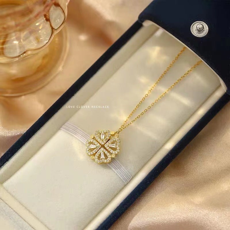 Klaverblad &amp; Harten Transformerende Ketting